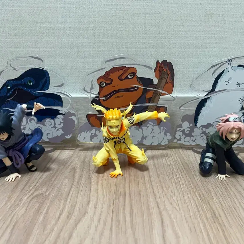 [BUNJANG] Naruto Shippuden Sasuke Sakura Panel Spectacle Figures Bundle Set / 나루토 사스케 사쿠라 패널 스펙타클 피규어 일괄