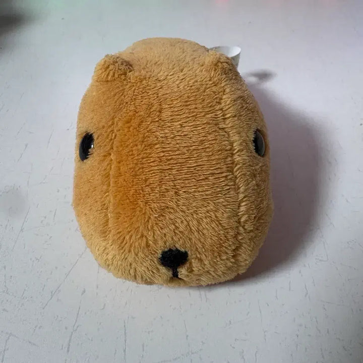 [BUNJANG] Capybara Plush Keychain Figure Vintage Strap / 고전 카피바라상 인형 키링 피규어 빈티지 스트랩