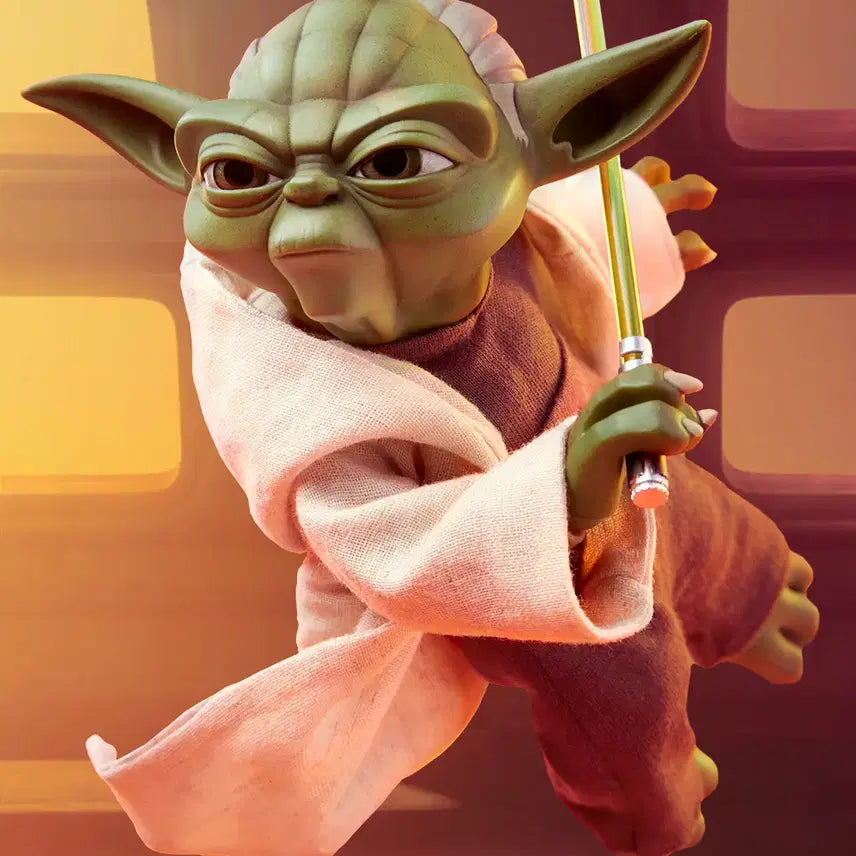 [BUNJANG] Sideshow Star Wars The Clone Wars Yoda Figure (Opened) / 개봉 사이드쇼 스타워즈 100464 요다 클론전쟁