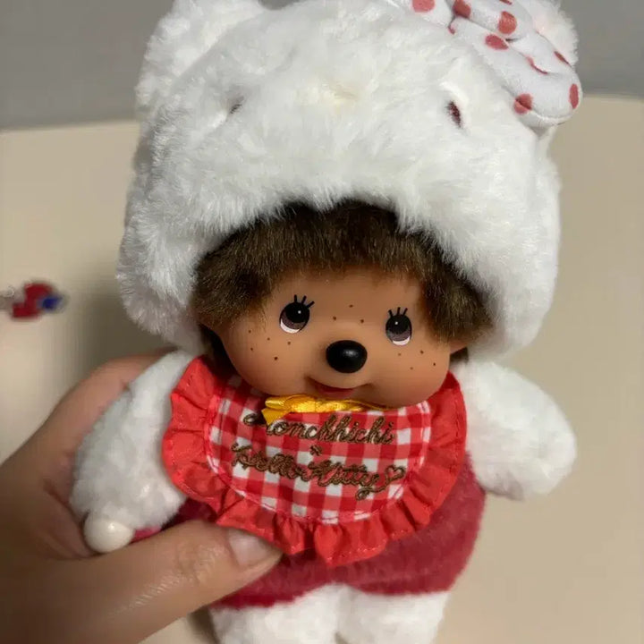 [BUNJANG] Hello Kitty Monchhichi Plush / 키티 몬치치