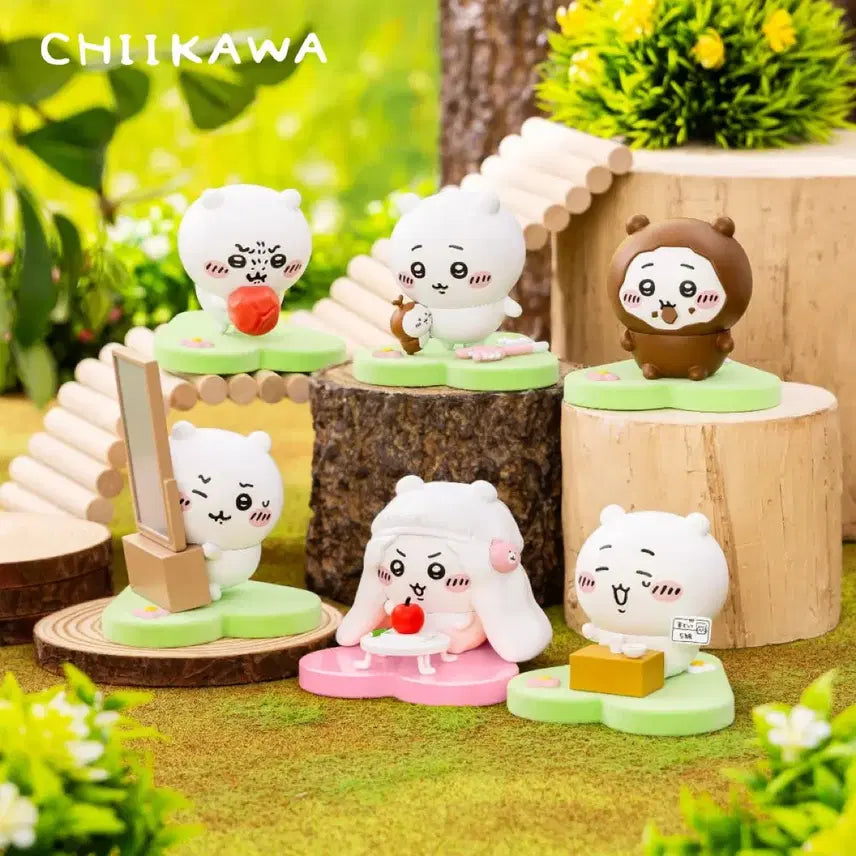 [BUNJANG] Chiikawa Darake Tsuki Sugoi Chiikawa &amp; Beetle Figure / 치이카와 다라케 투성이 피규어 -치이카와와 풍뎅이