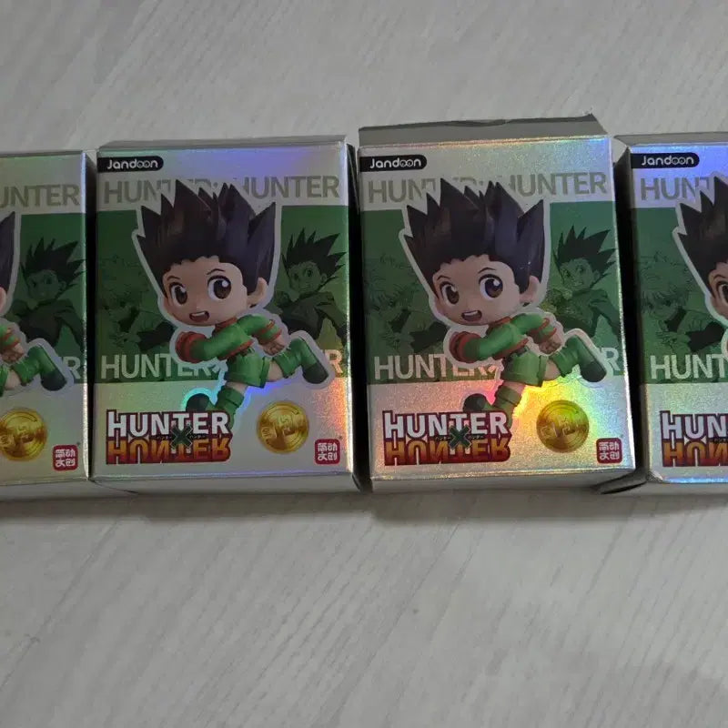 [BUNJANG] Hunter x Hunter Giant Rice Grain Card Bundle (Gon, Chrollo, Kurapika + Leorio) / 헌터헌터 빅쌀알 3+1 ( 곤 클로로 크라피카)반택포