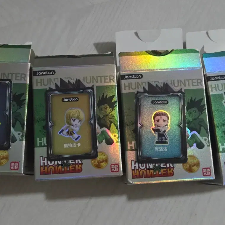[BUNJANG] Hunter x Hunter Giant Rice Grain Card Bundle (Gon, Chrollo, Kurapika + Leorio) / 헌터헌터 빅쌀알 3+1 ( 곤 클로로 크라피카)반택포