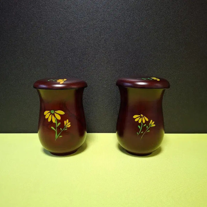 [BUNJANG] Chaehwa Lacquerware Tea Set / 채화 옻칠  다기세트