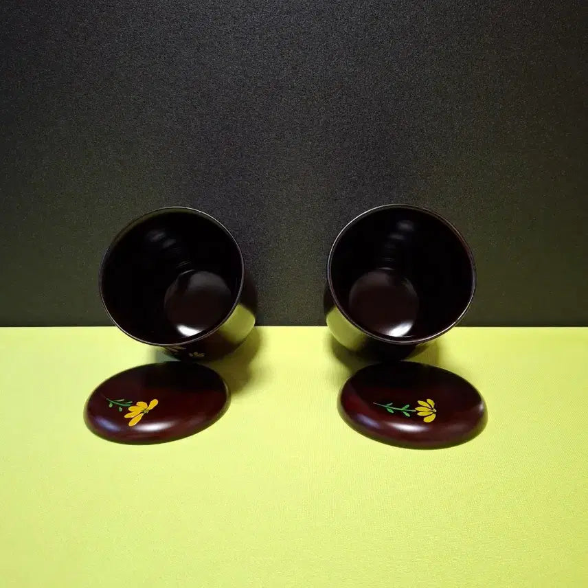 [BUNJANG] Chaehwa Lacquerware Tea Set / 채화 옻칠  다기세트