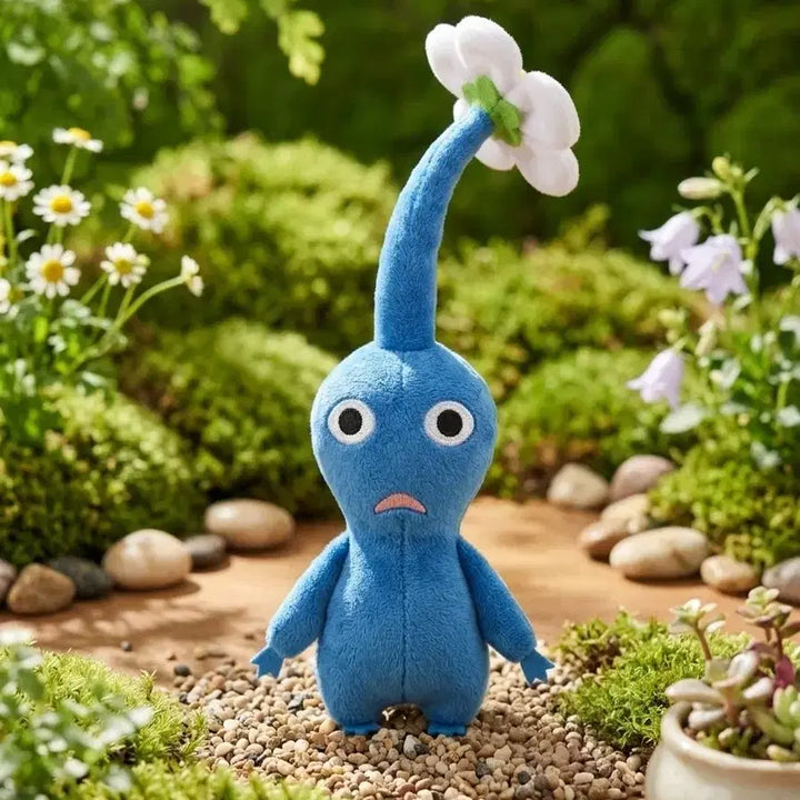 [BUNJANG] Pikmin Figurine Keychain (Blue) / 피크민 형태 인형 키링(파랑)