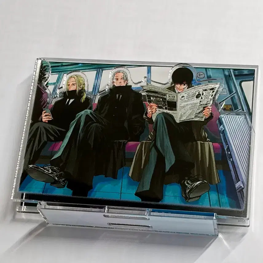 [BUNJANG] Sakamoto Days Sakamoto Order Original Drawing Acrylic Diorama &amp; Clear File Set / 사카모토데이즈 사카모토 오더 원화 디오라마 아크릴 클리어파일 판매 나구모 시시바 오사라기