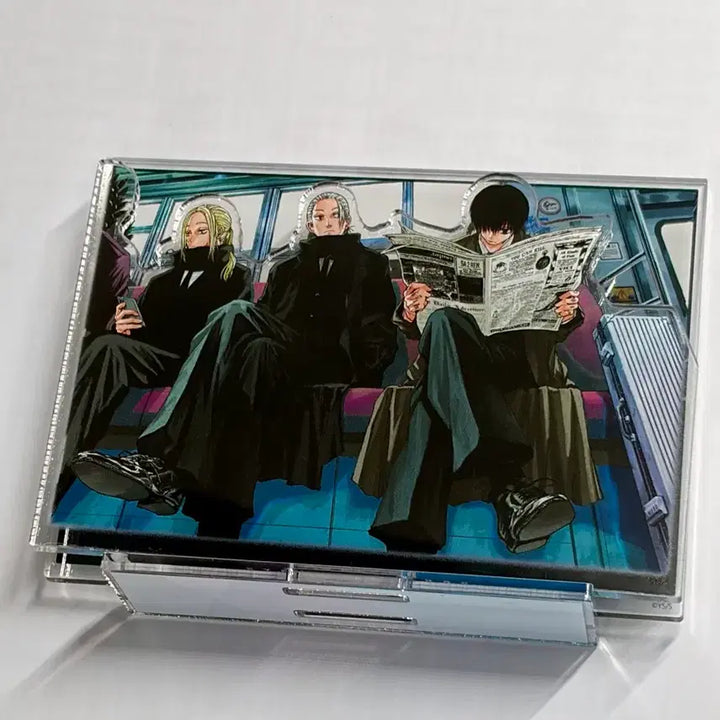 [BUNJANG] Sakamoto Days Sakamoto Order Original Drawing Acrylic Diorama &amp; Clear File Set / 사카모토데이즈 사카모토 오더 원화 디오라마 아크릴 클리어파일 판매 나구모 시시바 오사라기