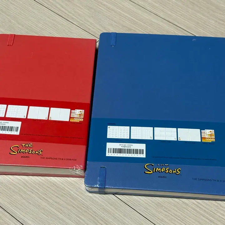 [BUNJANG] The Simpsons 2019 Aladdin Diary Set / 심슨 2019 알라딘 다이어리 세트