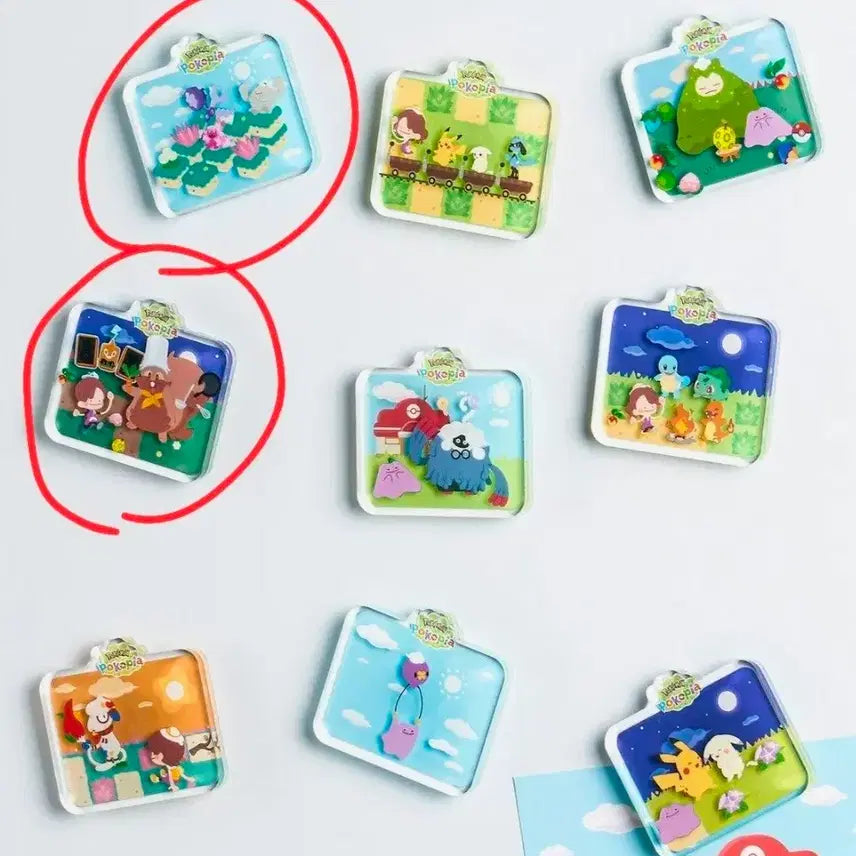 [BUNJANG] POCOPIA Popup Acrylic Magnet Sealed / 포코피아 팝업 아크릴 마그넷 미개봉 원가양도 합니다 :)