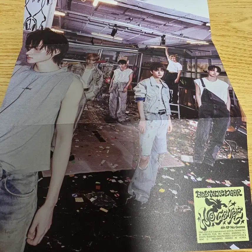 [BUNJANG] BOYNEXTDOOR 4th EP No Genre Poster / 보넥도 포스터
