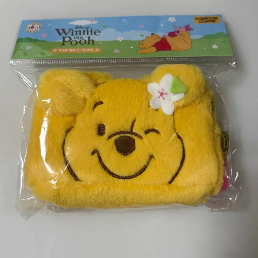 [BUNJANG] Compose Collection Winnie the Pooh Collaboration Pouch Cherry Blossom Pooh / 미개봉) 컴포즈 곰돌이 푸 콜라보 파우치 벚꽃 푸