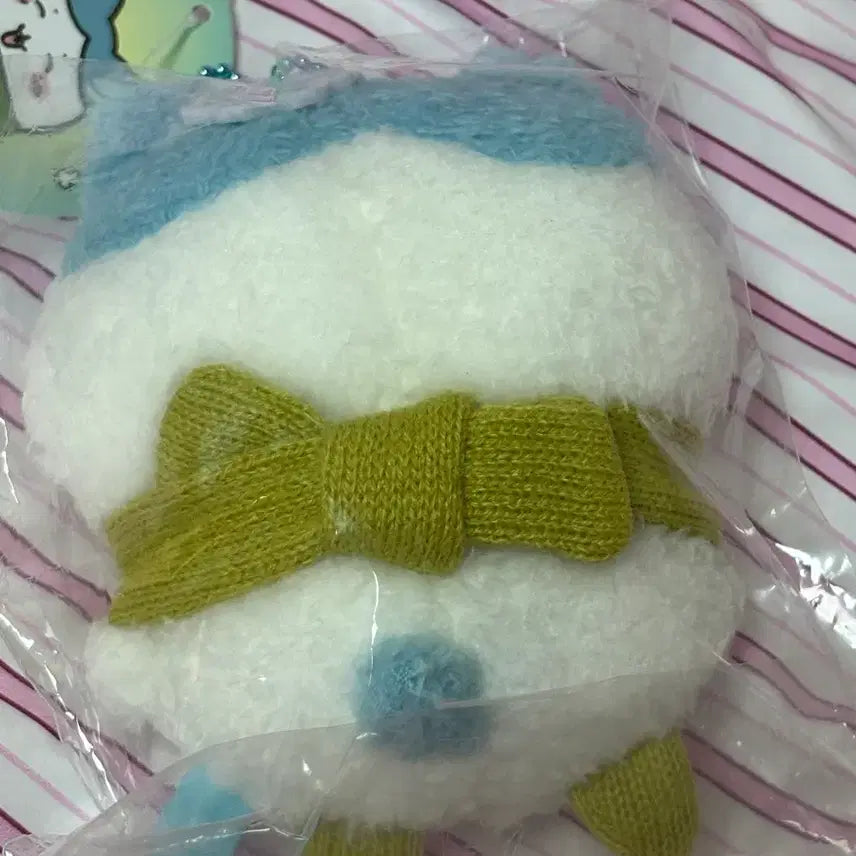 [BUNJANG] Chiikawa Hachiware Winter Scarf Mascot Doll Keychain / 치이카와 하치와레 겨울 목도리 마스코트 인형 키링