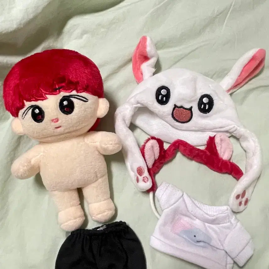 [BUNJANG] Ha Sung Woon Rabbit Hat Set Doll Clothes / 하성운 인형 토끼모자세트