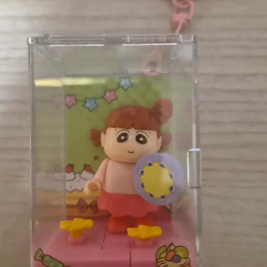 [BUNJANG] Crayon Shin-chan Yûri Diorama Brick Keyring / 짱구는 못말려 유리 디오라마 브릭 키링