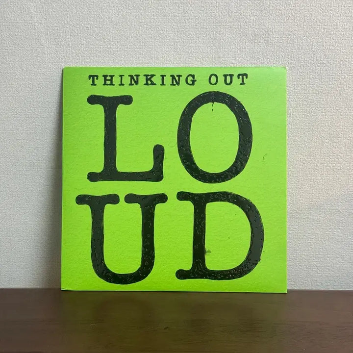 [BUNJANG] Ed Sheeran Thinking Out Loud Single LP / 희귀) 에드시런 싱글 LP Thinking Out Loud