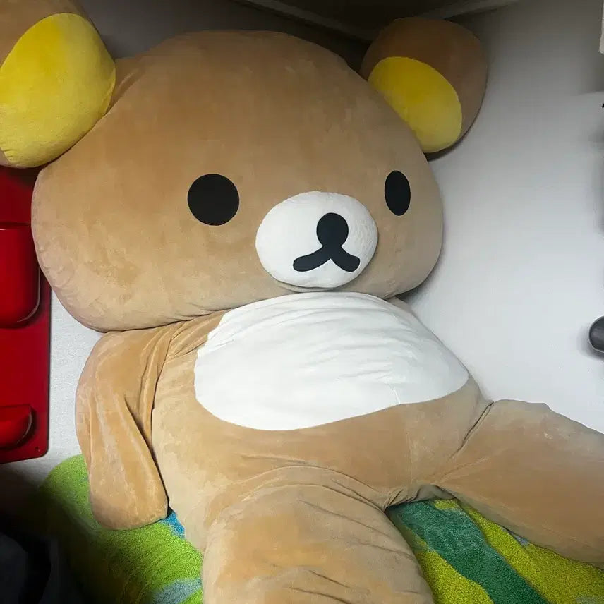 [BUNJANG] Rilakkuma Giant 100cm Plush Doll / 리락쿠마 자이언트 100cm 인형
