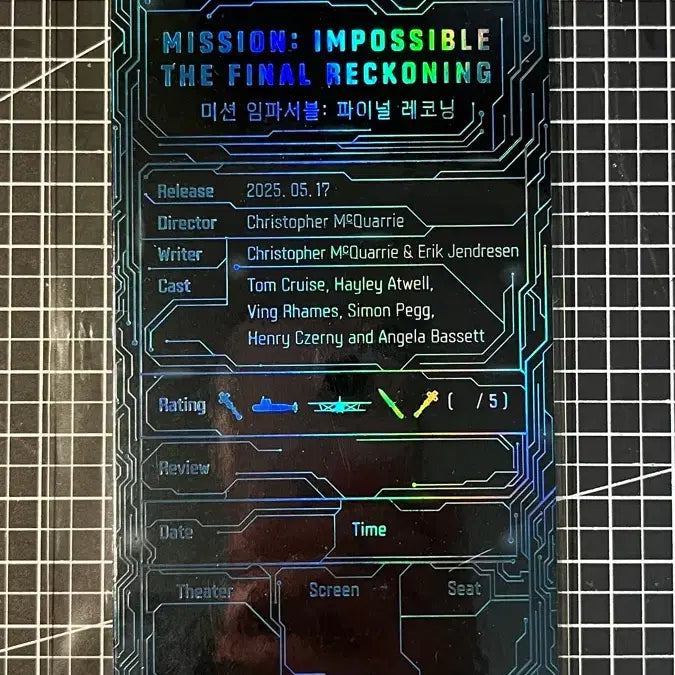 [BUNJANG] Mission Impossible Original Ticket (Megabox) / <미션임파서블> 오리지널티켓(메가박스)