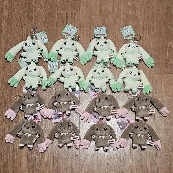 [BUNJANG] Digimon Terriermon &amp; Lopmon 8cm Keychain Set (2 pcs) / (2개 세트) 테리어몬+로프몬 8cm 키링 세트