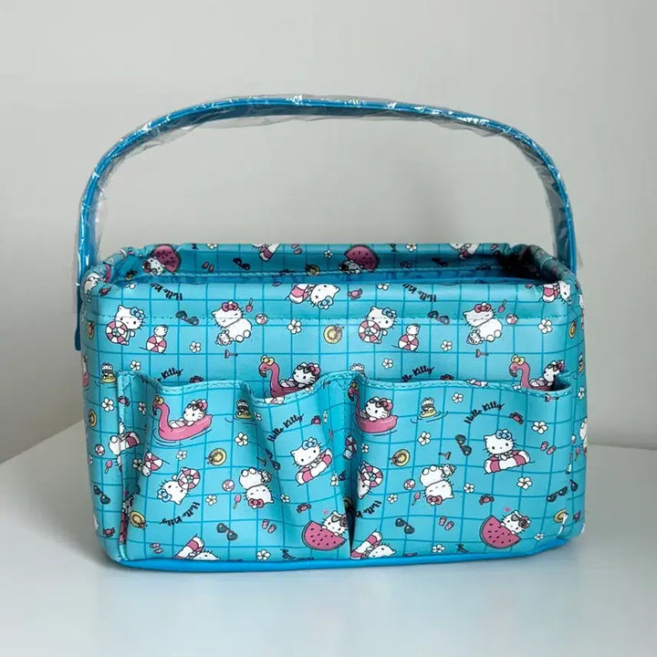[BUNJANG] Hello Kitty Blue Storage Basket / 헬로키티 수납 바구니 파란색