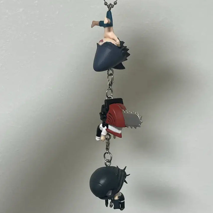 [BUNJANG] Chainsaw Man Gacha Ball Chain Charms 3-Piece Bundle (Beam, Chainsaw, Power) / 체인소맨 대롱가챠 3종 일괄 (빔, 체인소, 밤)
