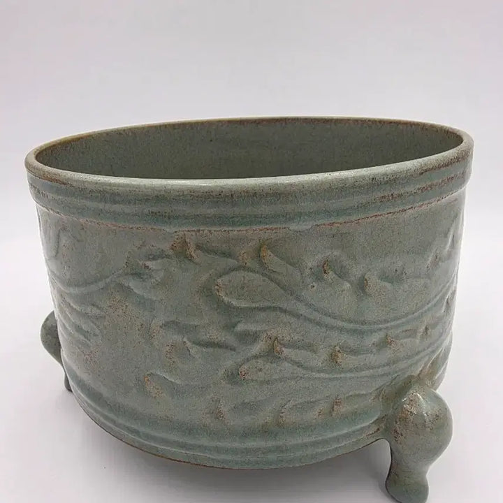 [BUNJANG] Bronze Tripod Incense Burner with Phoenix Design / 여요봉황문삼족향로