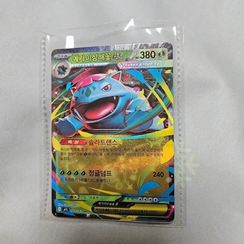 [BUNJANG] Pokemon Card Mega Venusaur EX 380/240 / 포켓몬 카드 메가이상해꽃 EX 380/240