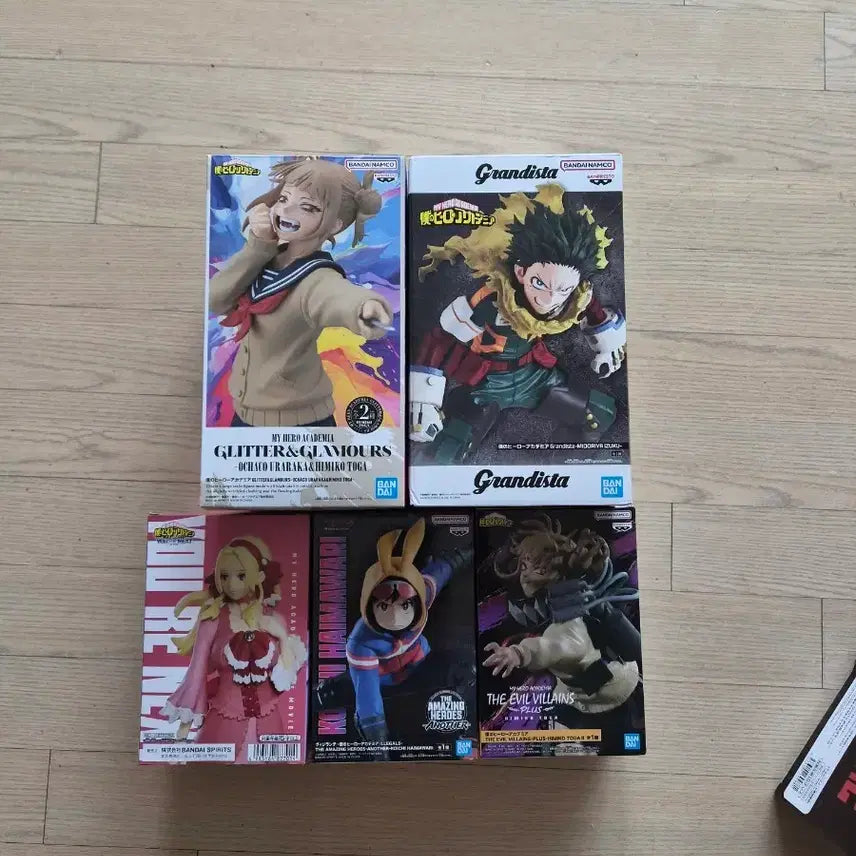 [BUNJANG] My Hero Academia 5-Piece Figure Set / 나의 히어로 아카데미아 피규어 5종 세트