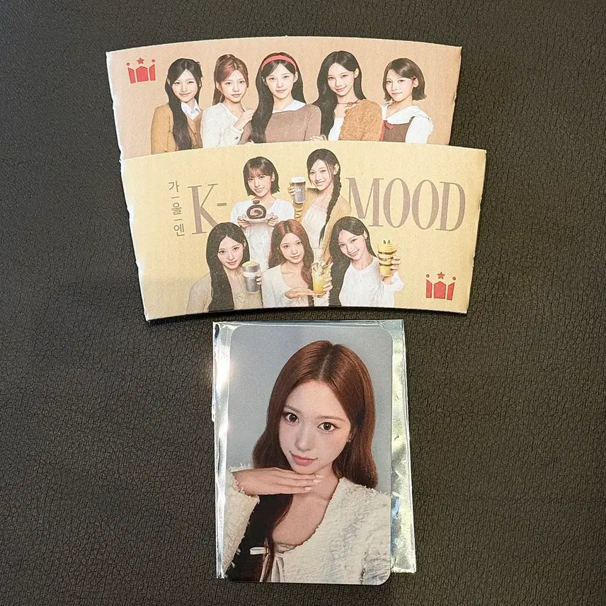 [BUNJANG] XENA Photocard + Cup Holder 2 Types / 빠른배송 / 리센느 할리스 제나 포카 + 컵홀더 2종 양도합니다! 원이 리브 미나미 메이