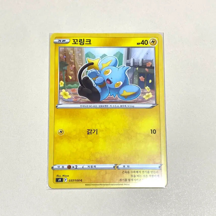 [BUNJANG] Pokemon Card Starburst Krabby / (포켓몬카드) 스타버스 꼬링크