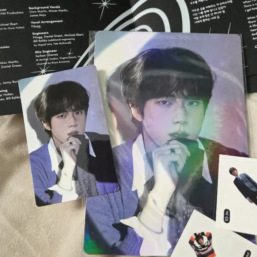 [BUNJANG] BTS Jin The Astronaut Photocard Bundle Set / 특전 포함) 방탄bts 진 디아스트로넛