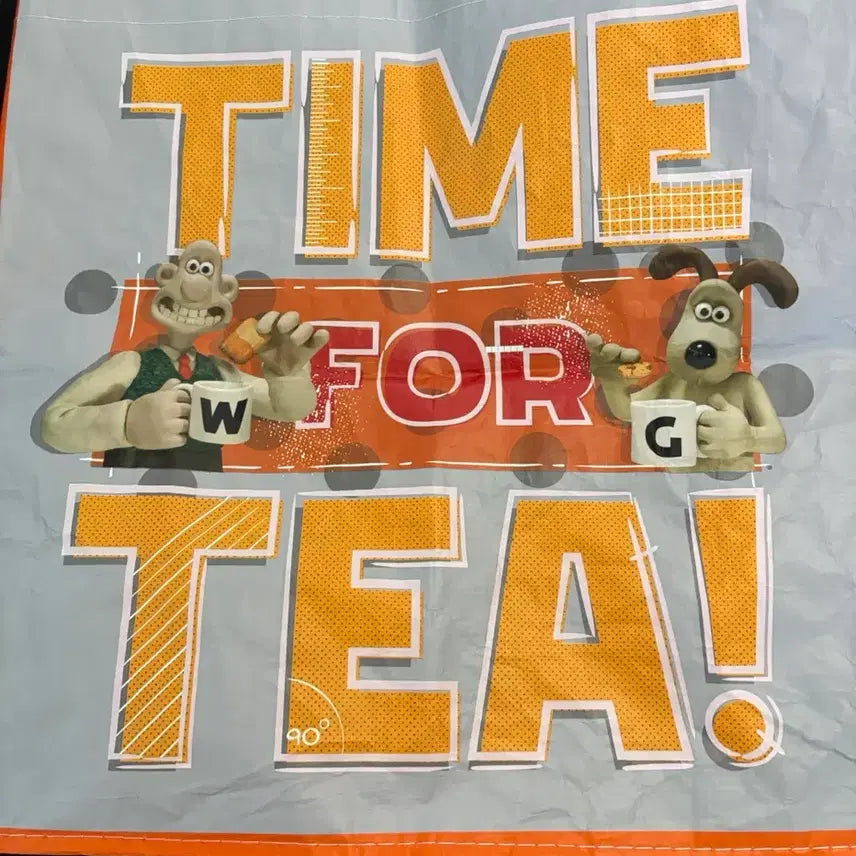 [BUNJANG] Wallace &amp; Gromit Official Shopping Bag / 월레스와 그로밋 정품 쇼핑백