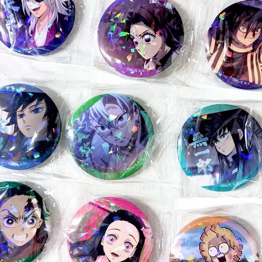 [BUNJANG] Demon Slayer Complete Set Random Pin Badge (Sealed) / (미개봉 / 전종) 귀멸의 칼날 세븐일레븐 랜덤 핀뱃지