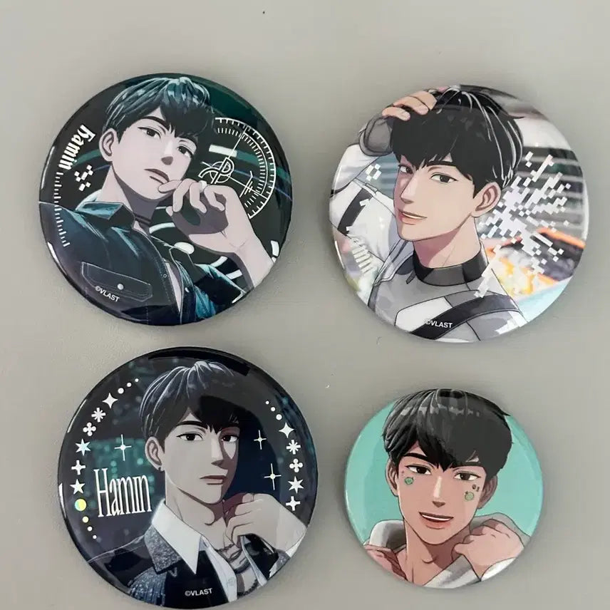 [BUNJANG] PLAVE Hamin 4-Piece Badge Set / 플레이브 하민 뱃지 4종 세트