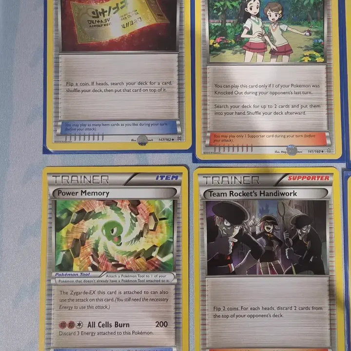 [BUNJANG] North American 2015-2016 Trainer Card 8-Card Bundle Set / 북미 15-16 트레이너카드 8종 잉괄