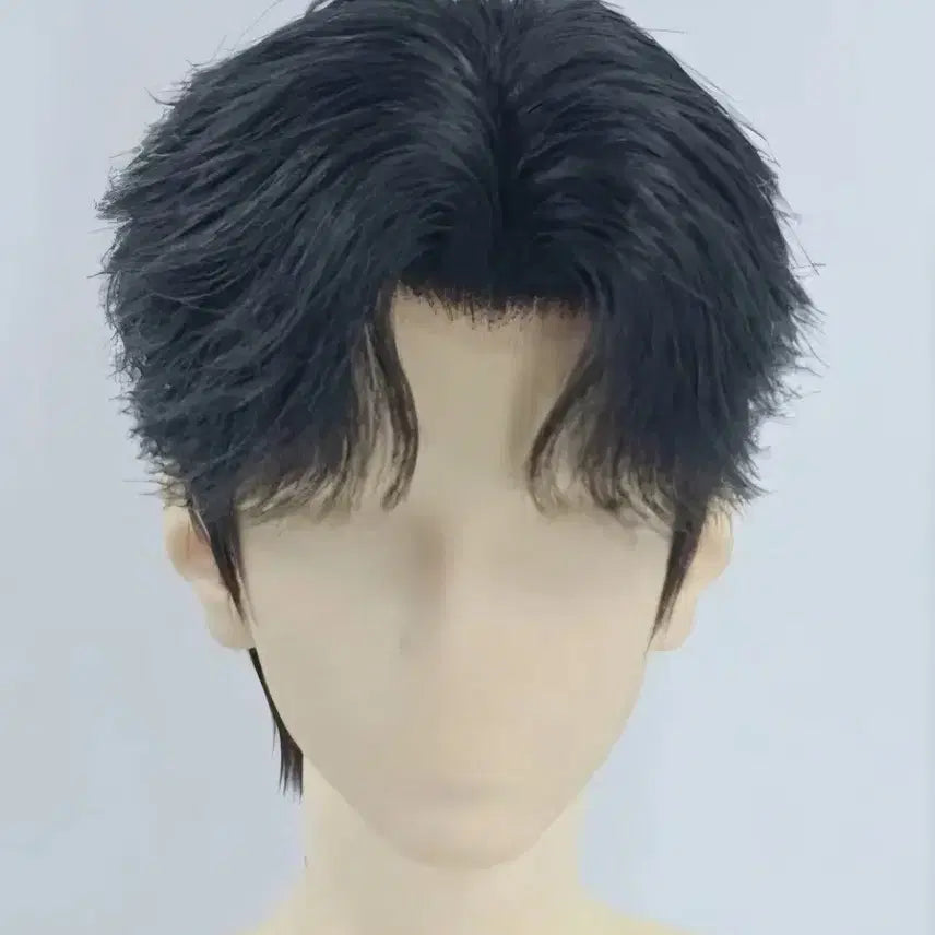 [BUNJANG] BJD 75cm Boy SD Doll Black Setting Wig (Head Size 22-23cm) / 구관인형 bjd 75 남아 SD - 큰 SD 헤드 사이즈 (22~23cm) 블랙 셋팅 가발