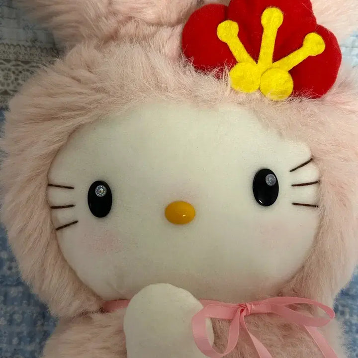 [BUNJANG] Vintage Kitty Rabbit Large Plush / 고전 키티 우사기 토끼 눈토끼 대형 키티 인형