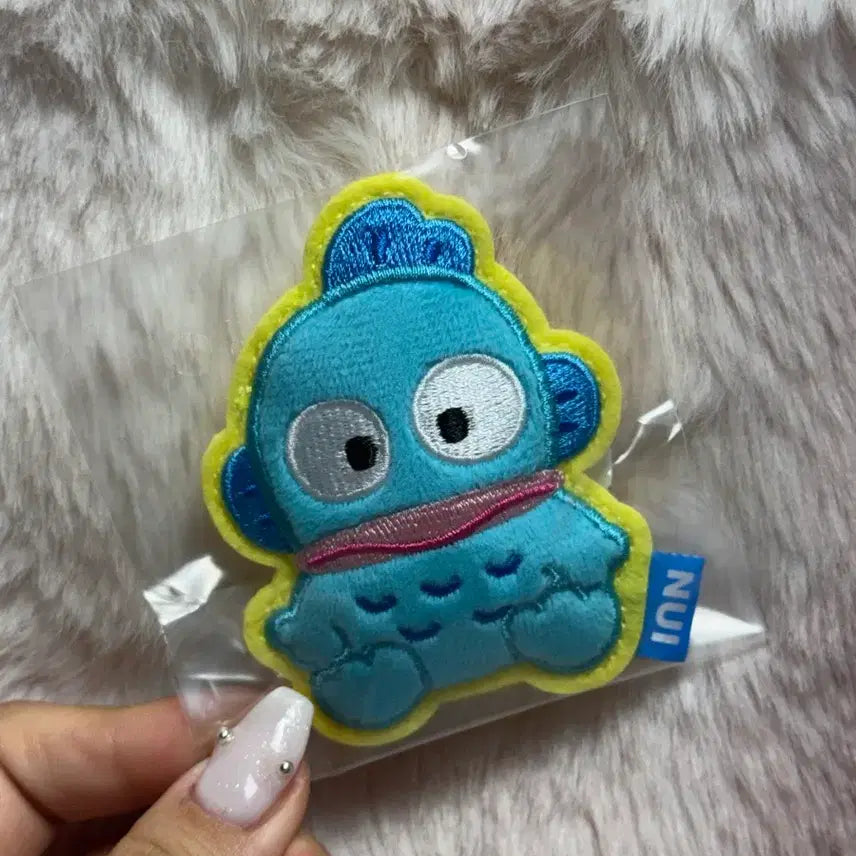 [BUNJANG] Sanrio Hangyodon Embroidered Badge / 산리오 한교동 자수 뱃지