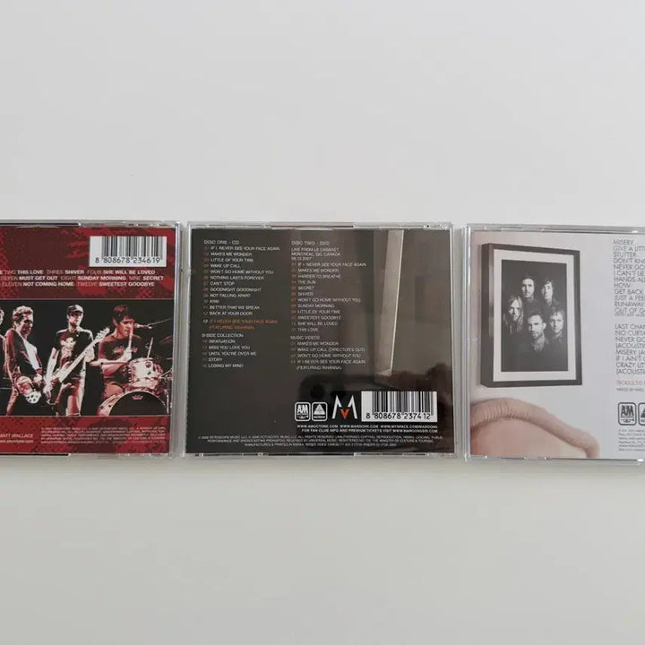 [BUNJANG] Maroon 5 Complete Early Studio Albums 1-3 CD Bundle Set / 마룬5(Maroon 5) 정규 1~3집 CD 일괄 판매 (2집은 CD+DVD 디럭스에디션)