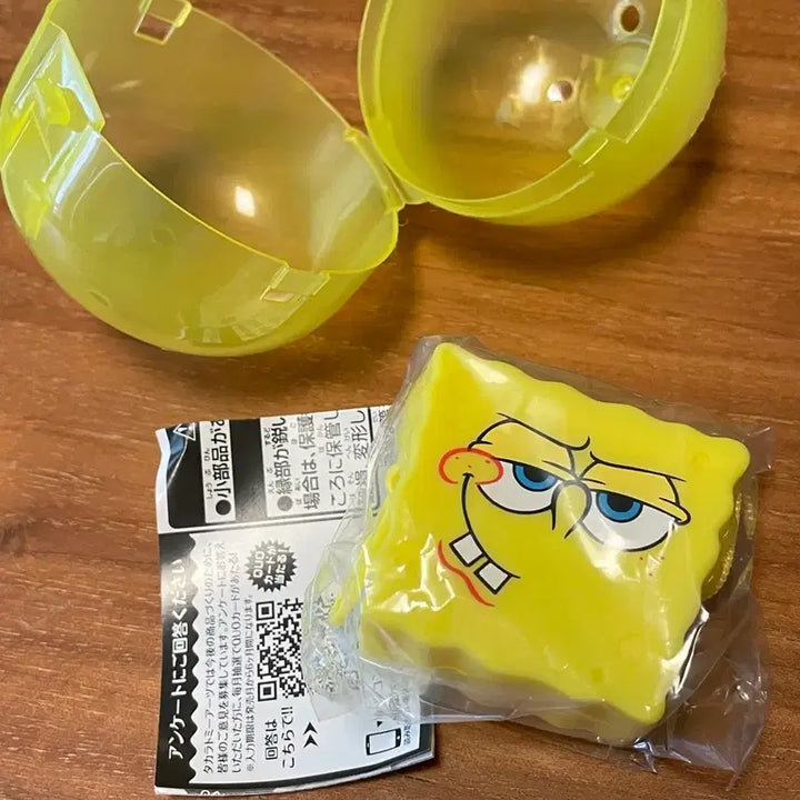 [BUNJANG] SpongeBob Mini Silicone Pouch Gacha / 스폰지밥 미니 실리콘 파우치 가챠