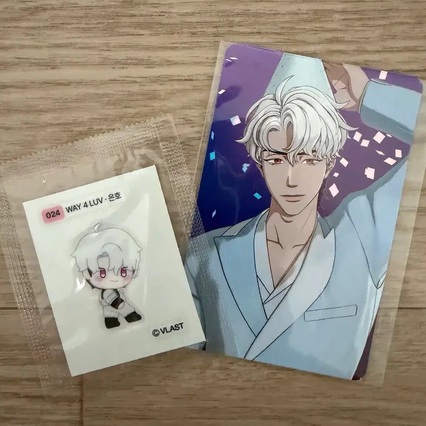 [BUNJANG] PLAVE Eunho 2nd Anniversary Popup Photocard &amp; Sticker Bundle Set / 플레이브 은호 2주년 팝업 포토카드+띠뿌띠뿌씰 일괄