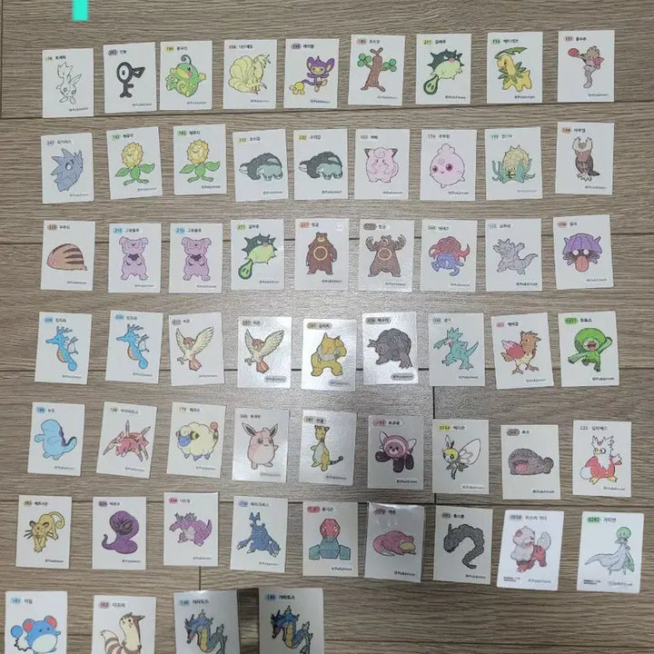 [BUNJANG] Pokemon Stickers Assortment / 포켓몬 각종 띠부씰 모음
