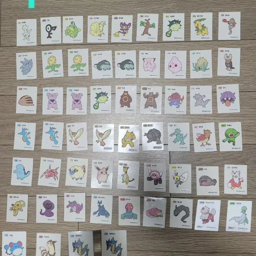 [BUNJANG] Pokemon Stickers Assortment / 포켓몬 각종 띠부씰 모음