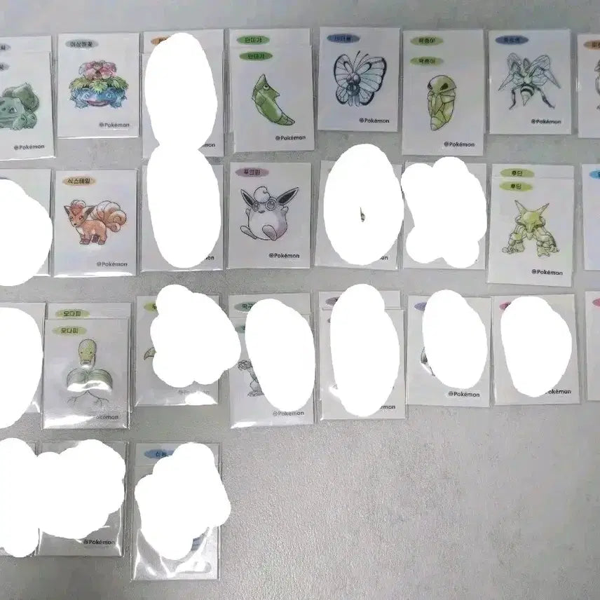 [BUNJANG] Pokemon 30th Anniversary Artwork Sticker Collection / 포켓몬 30주년 아트워크 띠부씰 판매 및 교환