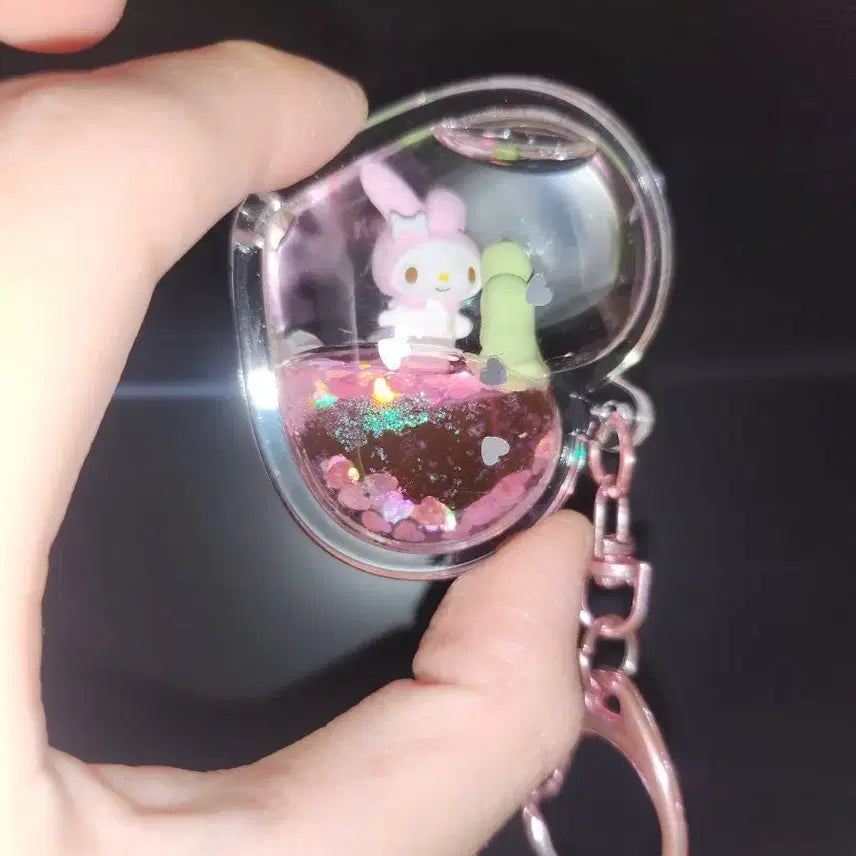 [BUNJANG] My Melody Water Globe Keyring / 마이멜로디 워터볼 키링