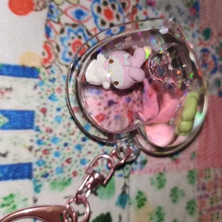[BUNJANG] My Melody Water Globe Keyring / 마이멜로디 워터볼 키링