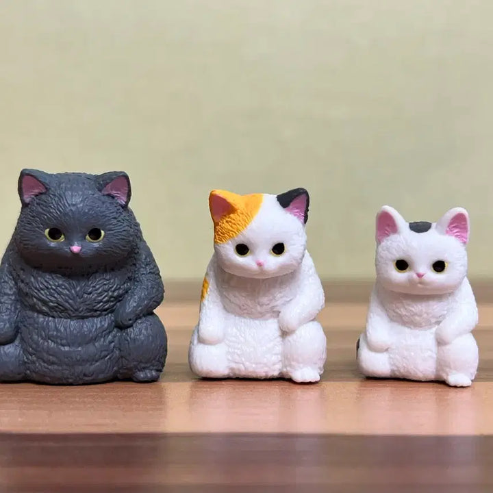 [BUNJANG] YELL Cat Set (3 Types) Capsule Toy / Yell 명 받들겠나이다 고양이 3종 일괄 (가챠/캡슐토이)