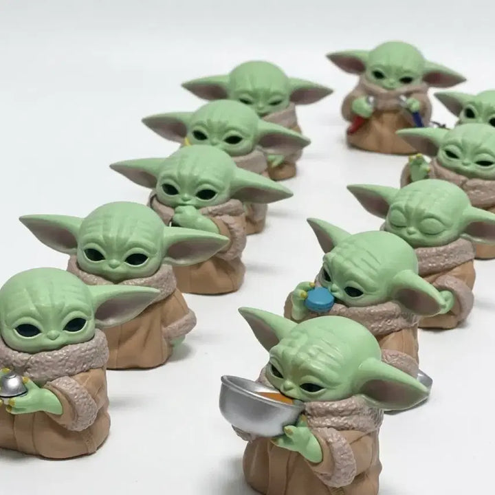 [BUNJANG] Grogu Sofubi Figure (11 Pieces) - Sealed - Full Box / 현물) 그로구 소프비 피규어 미개봉 11개 풀박스