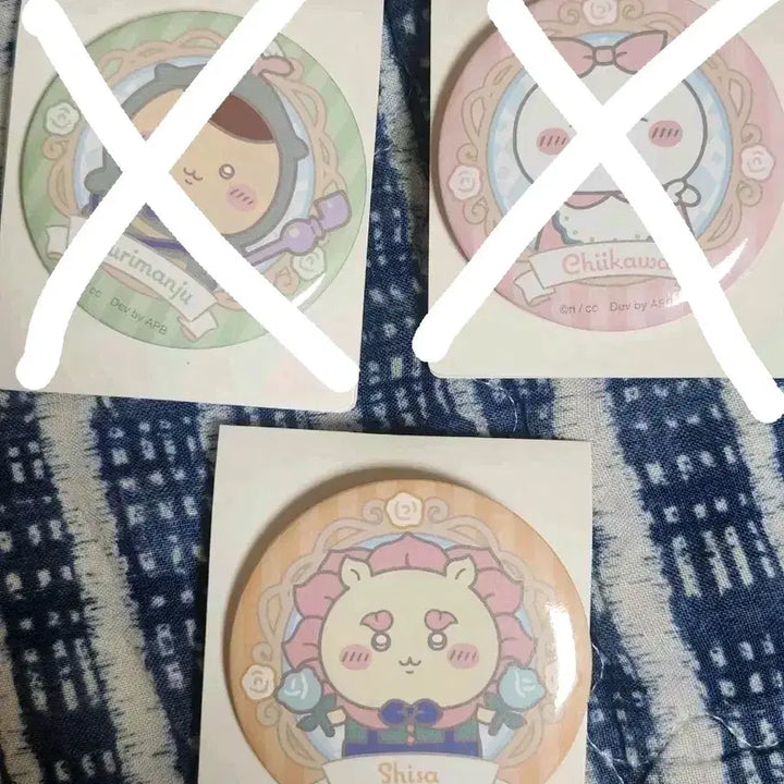 [BUNJANG] Cheekawa Pocket Alice Can Badge / 치이카와 포켓 앨리스 캔뱃지 시사