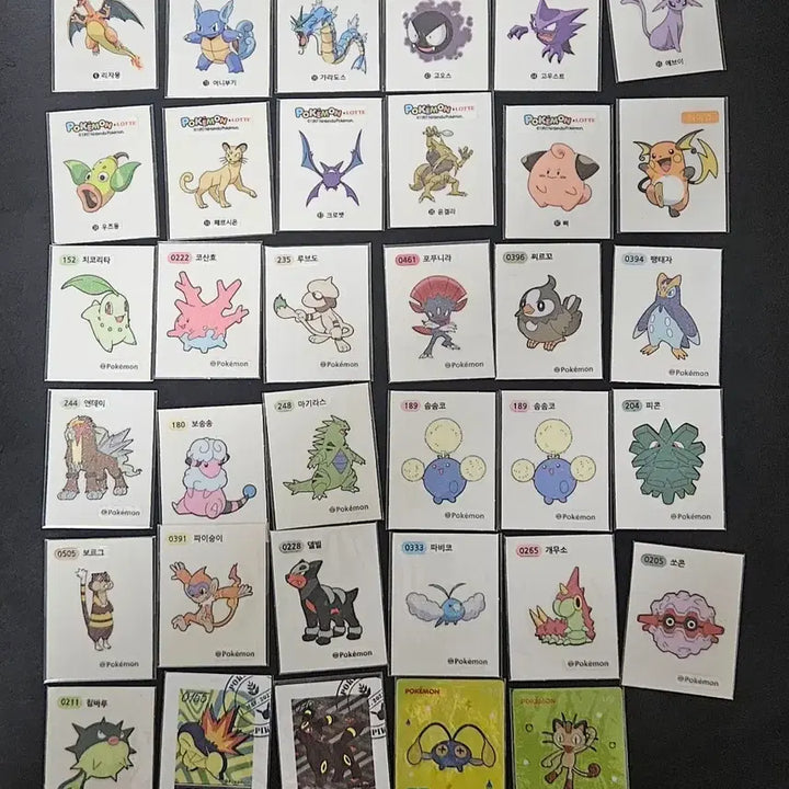 [BUNJANG] Pokemon Lotteria Seal Season 2 Bundle Set / 포켓몬 롯데리아 띠부 띠부씰 시즌2 등
